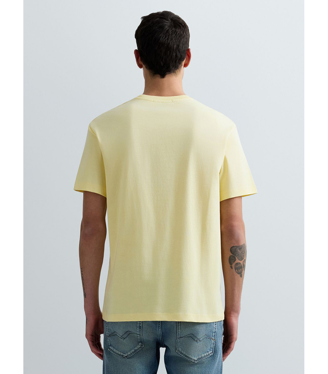 ベーシックジャージーカクテルプリント Tシャツ 詳細画像 ペールイエロー 3